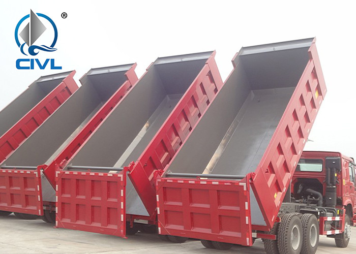 Sinotruk HOWO 6x4 Heavy Duty Dump Truck For Mining 251 - 350hp Horsepower