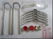 NAO Material 0.45 Friction Coefficient YUTONG Bus Brake Pads