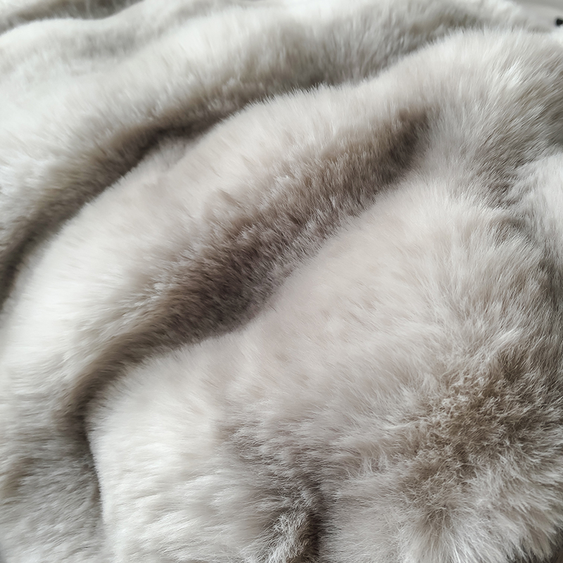 Luxury and Warmth with Sustainable Milk Velvet Mink Rabbit Fur Bedding Set