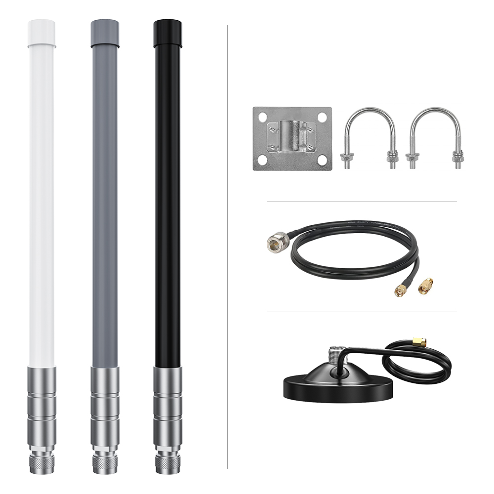 50w Maximum Input Power 868-915MHz Fiberglass Antenna High Gain 3DBI 5.8BDI 8DBI 10DBi 12DBI