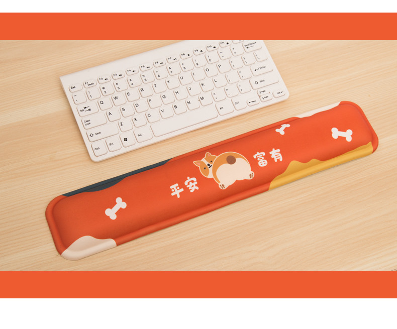 Ergonomic Gel Keyboard Wrist Rest , Waterproof Keyboard Hand Rest Pad