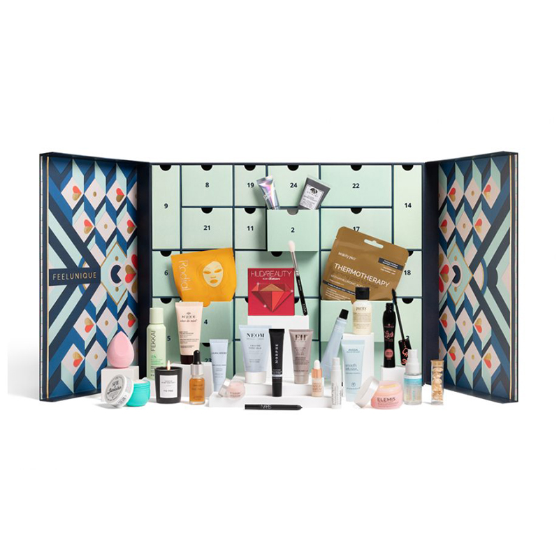 OEM Recyclable Christmas Countdown Gift Box , Leakproof Empty Advent Calendar Boxes