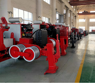 SA-QY90 ADSS OPGW Cable Pulling 9Ton Power Line Stringing Equipment