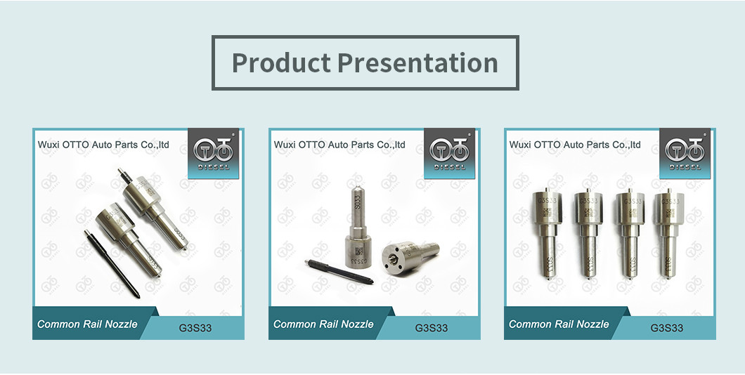 G3S33 DENSO Common Rail Nozzle For Injectors 23670-0L110 295050-0800 / 0620 / 0540 etc.