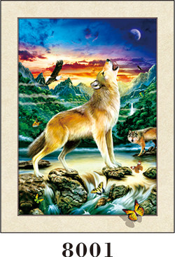 Eco - Friendly PP / PET 3D Lenticular Pictures , 3D Image Without Frame