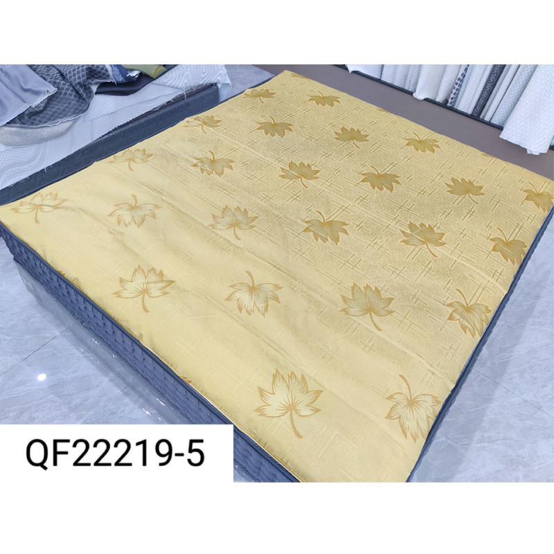 Polyester Warp Knitted Printed Mattress Quilting Fabric Customized 120gsm