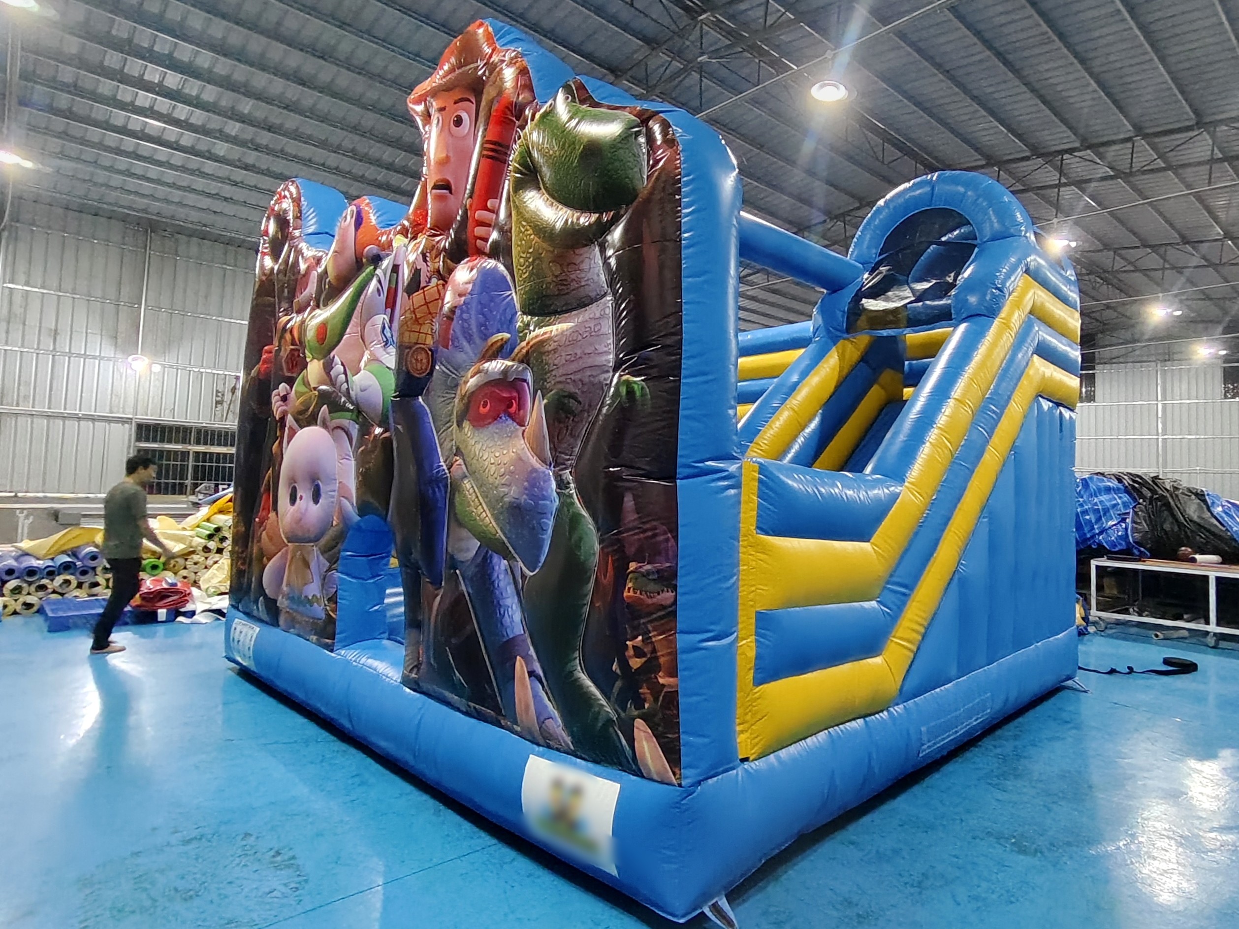 New Design Digital Printing Inflatable Bounce House With Slides Toy Story Inflatable Jumping Castle For Kids