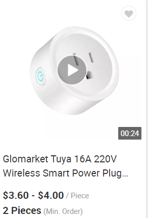 Glomarket Smart Home Remote Voice Control Touch Panel Water Heater Switch Tuya Wireless Wifi Boiler Switch