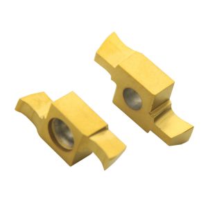 Yellow Parting And Grooving Inserts Metal Turning CNC Tools Insert