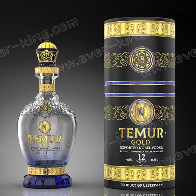 1300g Vodka Glass Personalised , 750ml Glass Spirit Bottles