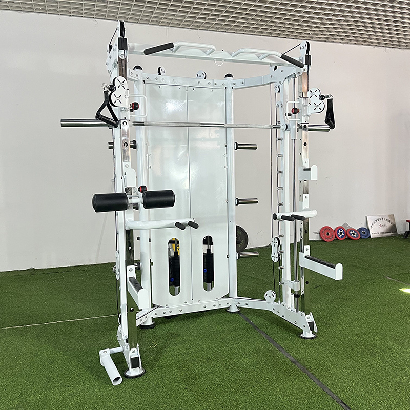Wholesale Multifunctional Weightlifting Squat Power Rack Smith Machine Home Fitness Equipment