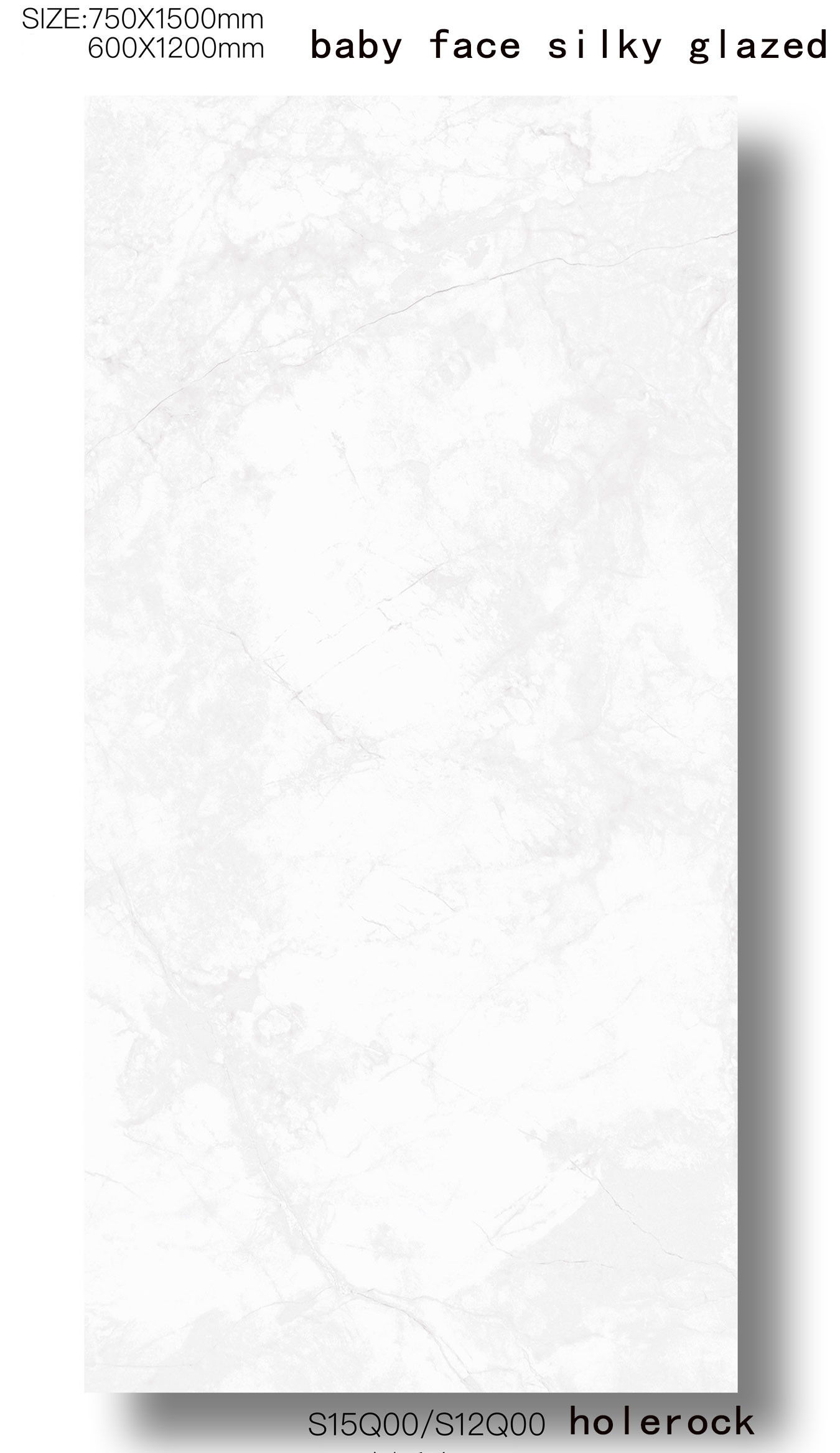 SGS Decorative Tiles And 600x1200mm White Interior Floor Soft Glazed Porcelain Tile For Design