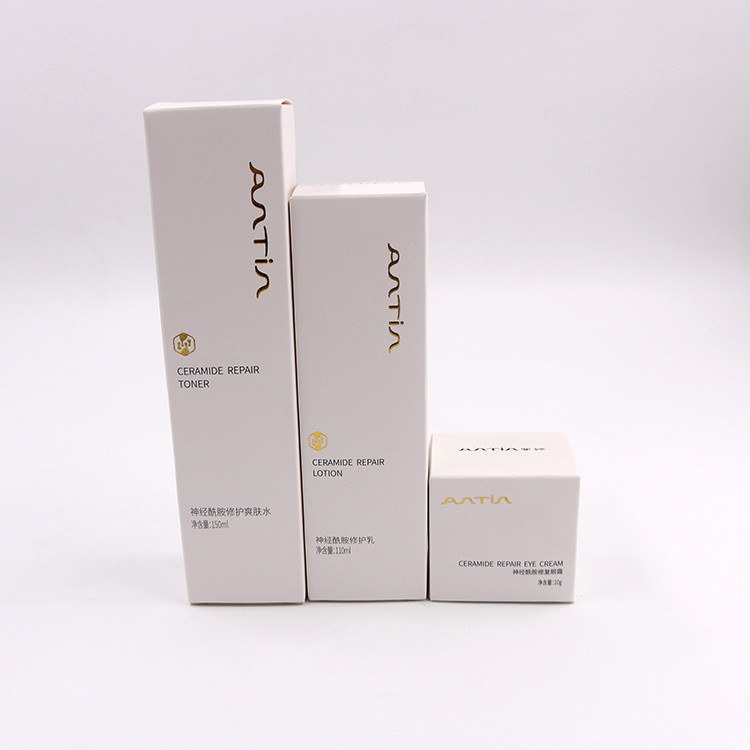 Custom Luxury Packaging Boxes Embossing CMYK Printed Cosmetic Boxes