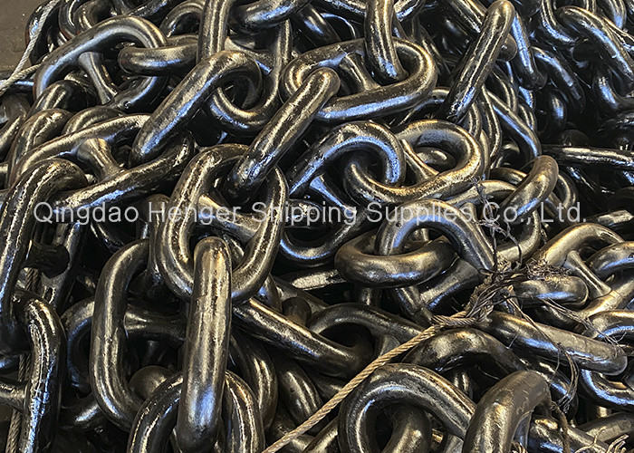 Black Painted Stud Link Anchor Chain Marine Anchor Chain