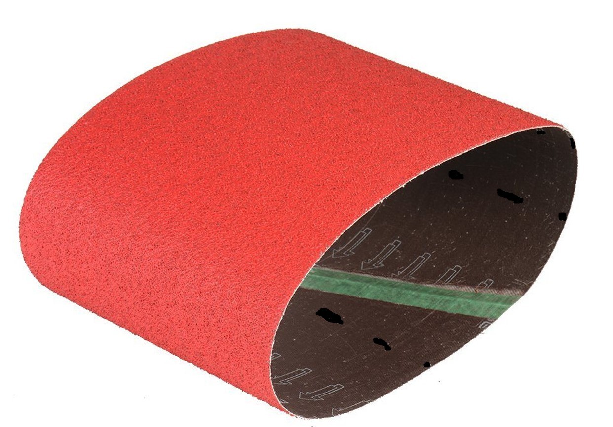 Zirconia Alumina Ceramic Abrasive Polyester Sanding Belts Cool Grinding Technology