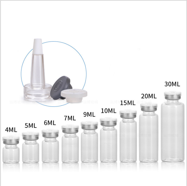 Disposable Silk Printing 3ml Medicine Glass Vials For Essential Oil