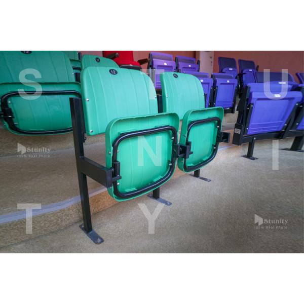 Auto Tip-Up PP Plastic Riser Mounted Foldable Stadium Seats