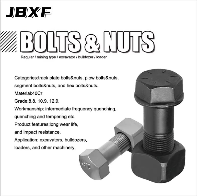 Excavator PC200-3 Nuts And Bolts 01010-51640 For Roller And Excavator