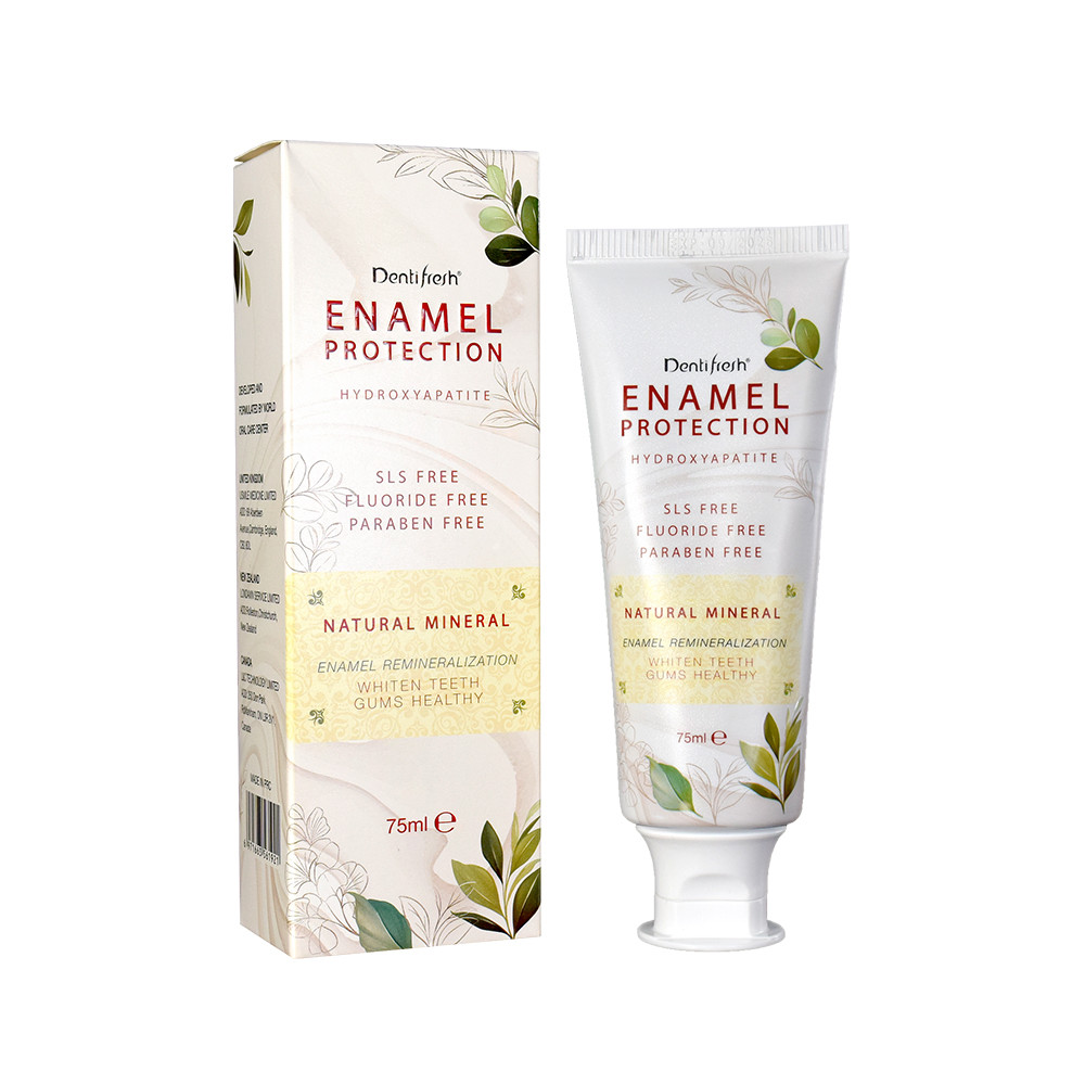 Dentifresh 75ml Toothpaste - Hydroxyapatite SLS - Free Fluoride Free with Natural Mineral for Enamel Remineralization