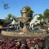 Buy cheap Life Size Bronze Horses Sculpture Fountains Antique Marble Water Fountain Square from wholesalers