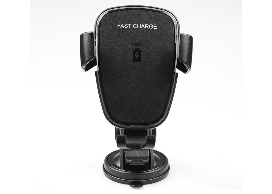 2018 Shenzhen 10W fast charger with holder qi standard usb cell phone wireless car charger for Samsung IPhone