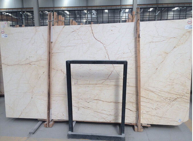High Hardness Sofitel Gold Marble Floor Tile For Wall / Decoration