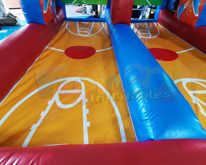 Shooting Games Basket Ball Toss Races Inflatable Basketball Goals