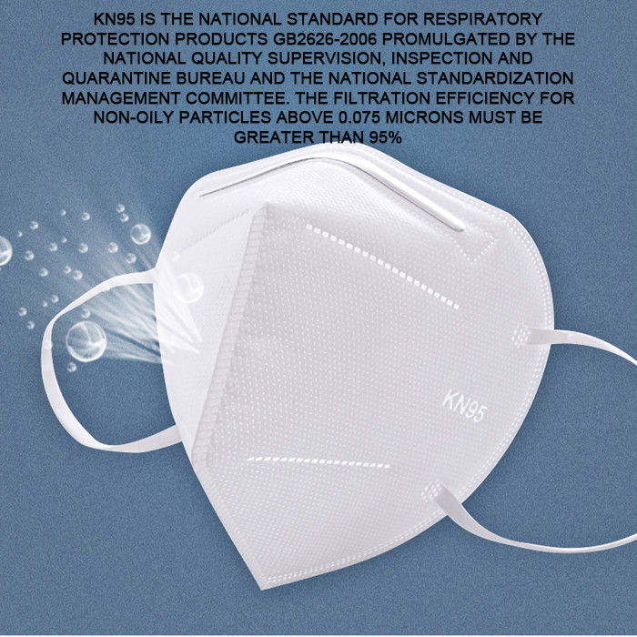 3D KN95 Valved Face Mask Odourless With Extra Long Aluminum Nose Piece