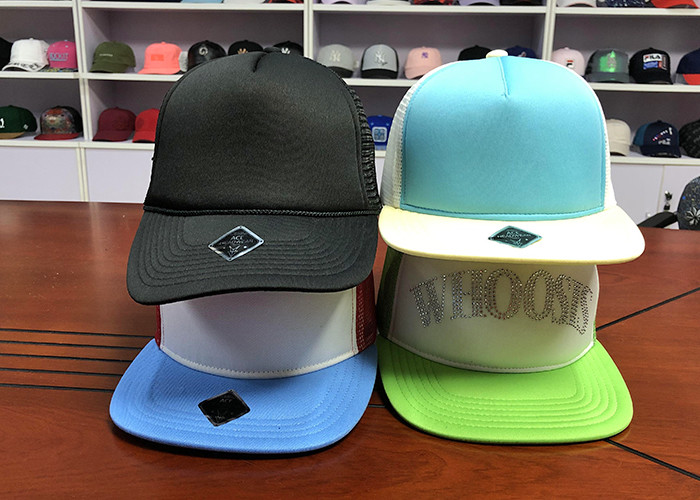 All kinds of custom embroidery letters High Crown snapback hats for small heads unisex