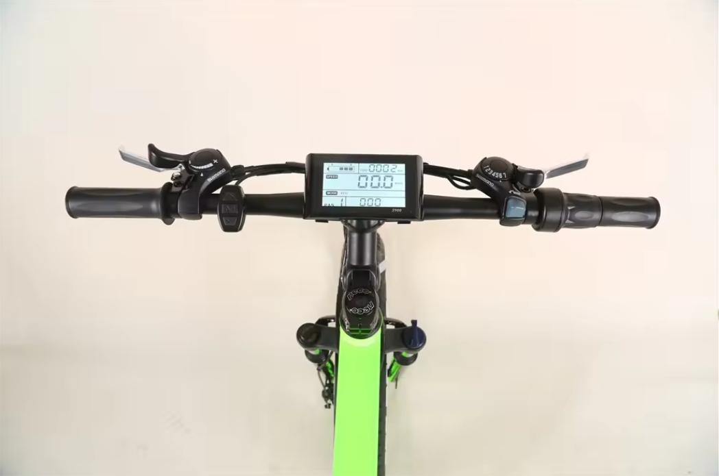 26 Inch Fat Tire Electric City Bike Front Suspension 21 Speed Foldable Ebike Mountain Ebike 48V 500W Electric Fat Bike