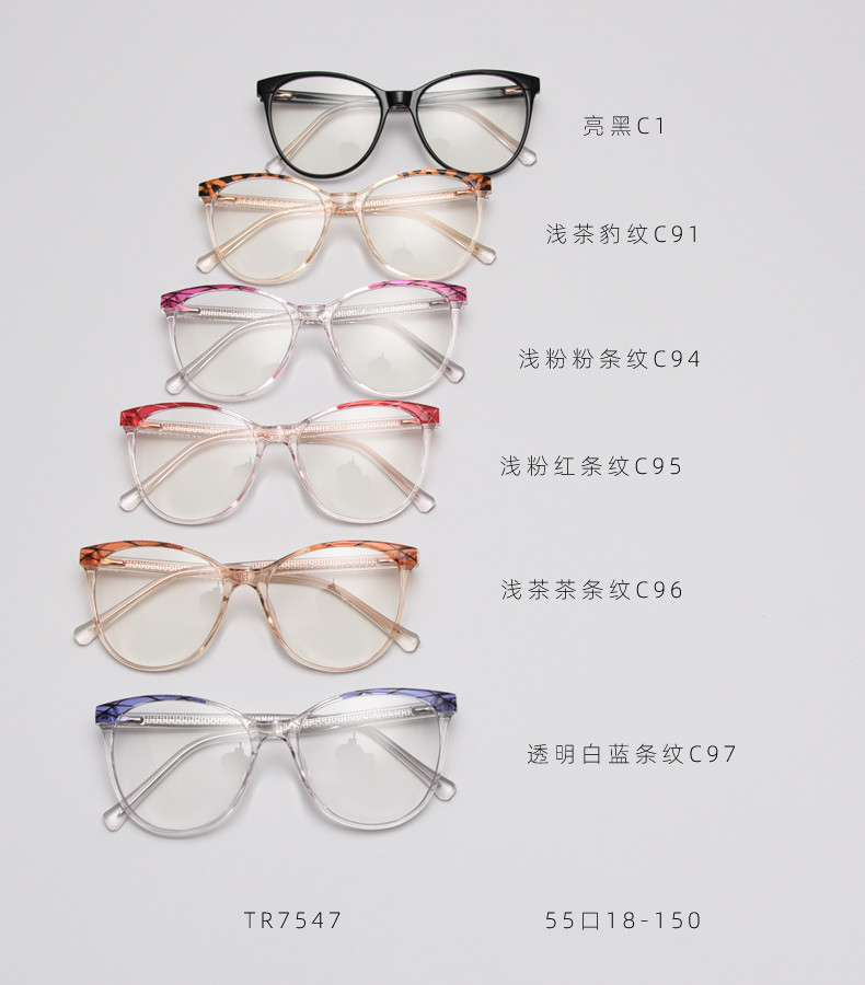 Exquisite TR Frames Glasses Optical Eyewear Anti Blue Light Optical Lens