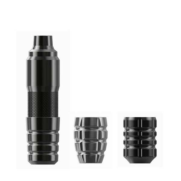 Black Color Tattoo Pen Machines Portable Rotary Powerful With Motor