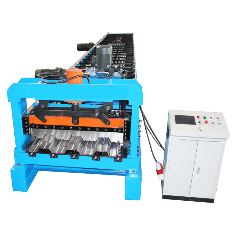 Automatic Steel Floor Deck Roll Forming Machine High Precision