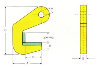 European Model Horizontal Lifting Clamp And Concrete Pipes 1500kg - 16000kg