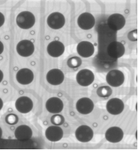 BGA solder voids inspection example
