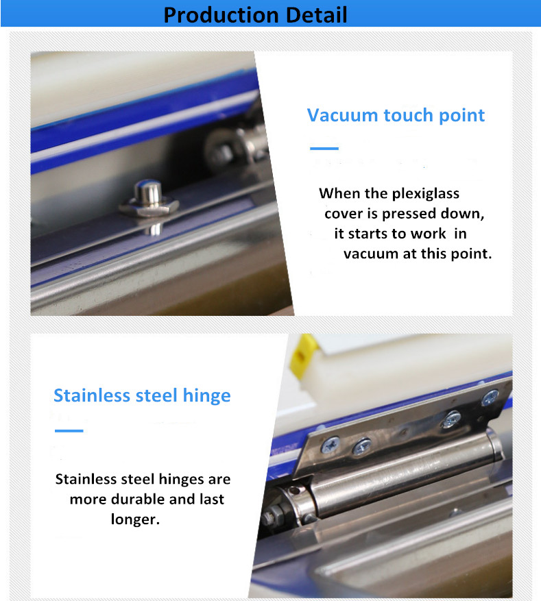 Desktop Single Chamber Industrial Pump Vacuum Sealer Automatic Vacuum Packaging Machine