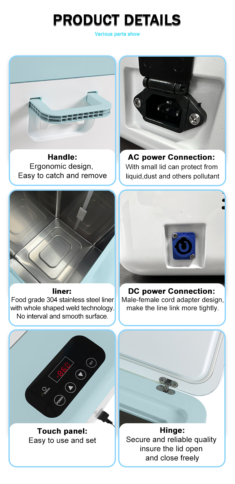 25L Capacity -86C Miniature Cryogenic Laboratory Freezer for Refrigeration Equipment