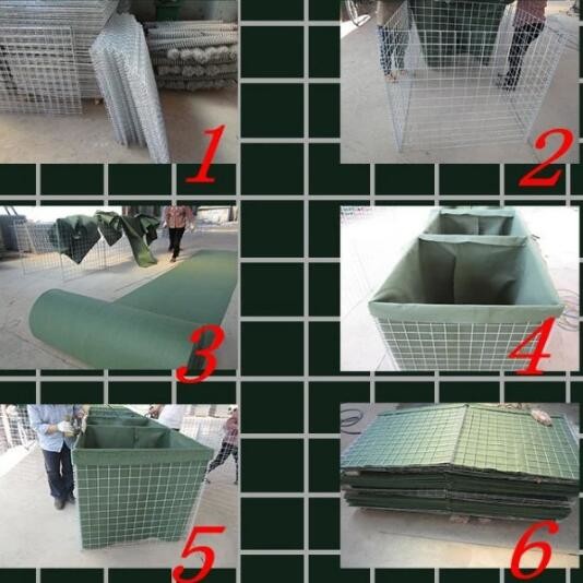 UV Protecting 75mmx75mm Gabion Wall Mesh Retaining Wall Gabion Baskets