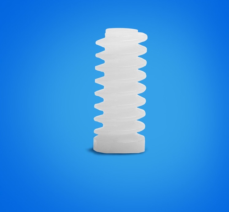 Involute worm POM material worm gear use for Children toys precise molding parts