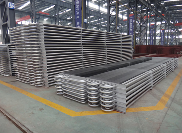 Power Plant CFB Boiler Economizer Silver Boiler Spare Part For Petroleum Industry