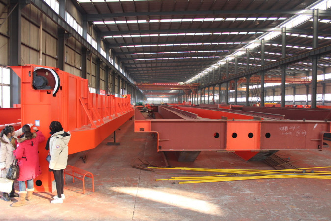 High Power Double Girder Rail Mounted Gantry Crane 15 Ton CE / ISO Certificated