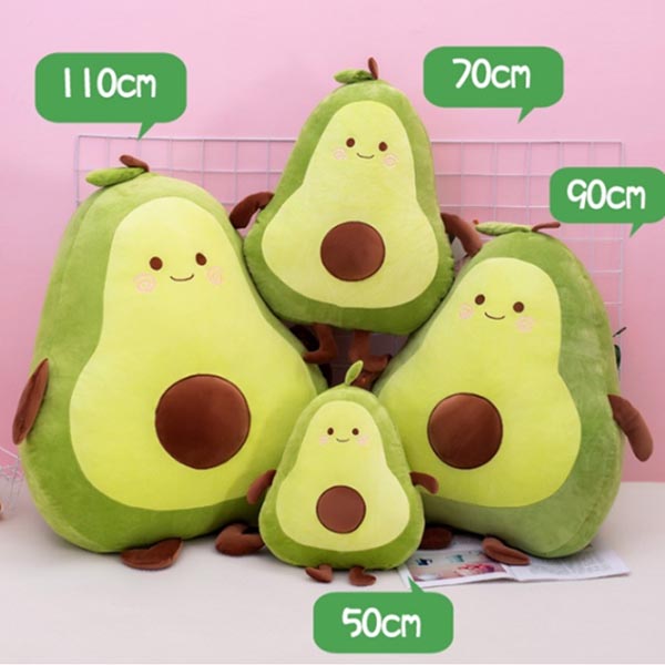 Handcrafted Avocado Plush Toys 50cm 70cm 90cm 110cm