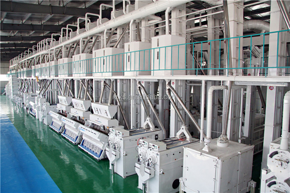 Complete Rice Milling Machine 500 Tons Modern Processing Line Plant with 750 kW Power