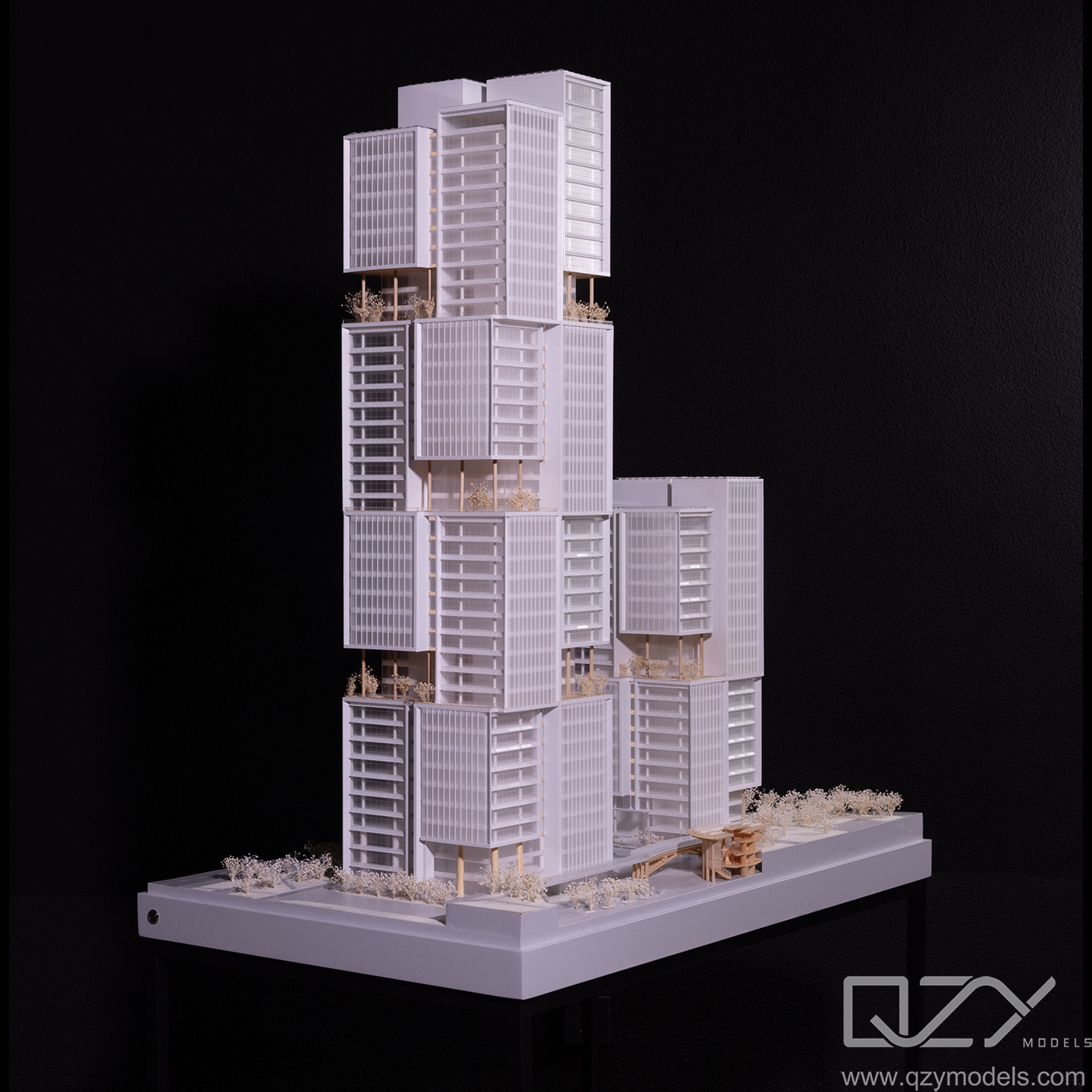 Aedas 1/200 Shenzhen Longgang Ecological Intelligence Valley Art Model Architectural Model