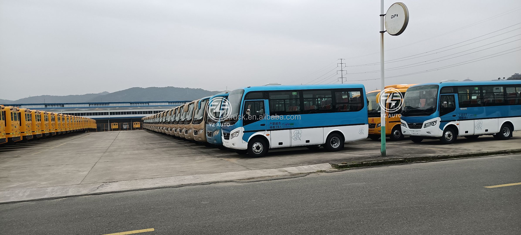 10-19 seat Euro 5 diesel CNG urban passenger bus for convenient short distance travel
