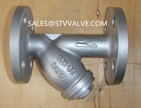 Y Pattern Strainer: JIS B2074 B2081