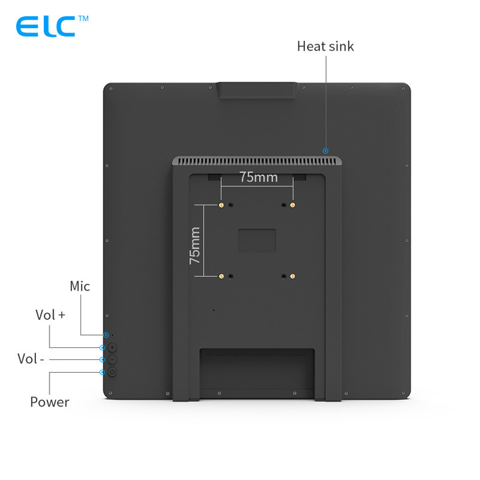 13.3 / 8in Wall Mounted Digital Signage Capacitive Rk3568 Dual Screen For Elevator