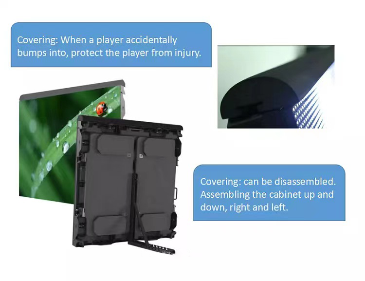 10mm Pixel Pitch P10 Outdoor LED Display Panels For Stadium Perimeter Advertising