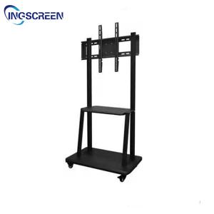 Buy cheap 86in Interactive Whiteboard Stand 150KG Flat Panel Mobile Rolling Flat Screen Tv Stand product