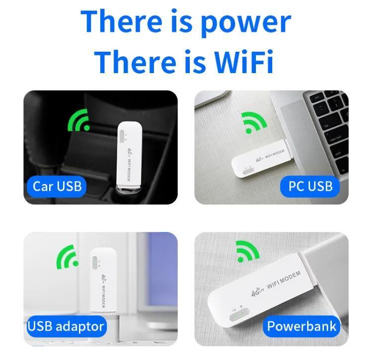 4G LTE USB Modem Adapter with WiFi Hotspot SIM Card Mf783 for Europe-Asia-Africa Market for Laptop Pk Hua-Wei E8372